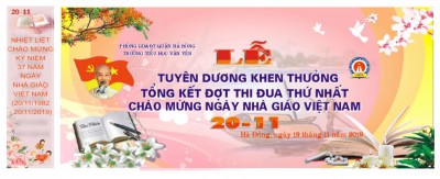 Tiểu học Văn Yên tưng bừng ngày hội chào mừng 37 năm ngày nhà giáo Việt Nam 20/11.