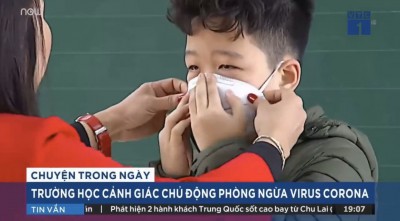 Trường Tiểu học Văn Yên tăng cường công tác phòng chống dịch viêm đường hô hấp cấp.