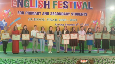 Giải Nhất Festival Tiếng Anh dành cho Tiểu học Văn Yên.